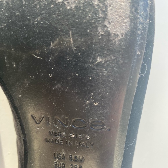 Vince Black Velvet Loafers - Picture 6 of 9